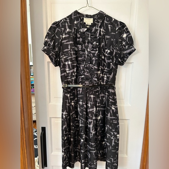 kate spade | Dresses | Kate Spade Look For The Silver Lining Silk Dress